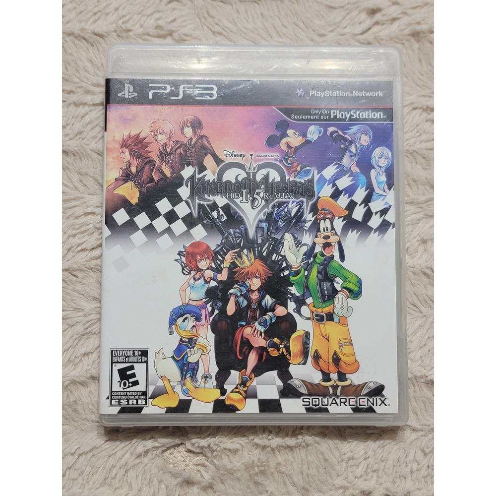 Kingdom Hearts HD 1.5 ReMix Sony PlayStation 3 PS3 Disney Square Enix Complete